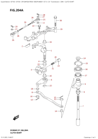 204A  -  Clutch  Shaft (204A -  )
