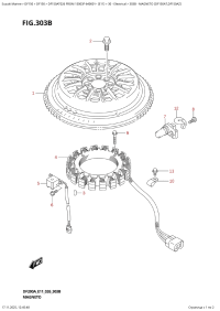 303B  -  Magneto  (Df150At,Df150Az) (303B - ������� (Df150At, Df150Az))