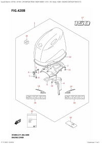 420B  -  Engine  Cover  (Df150At:e11) (420B - ������ ��������� (�����) (Df150At: e11))