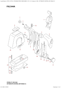 544A  -  Opt:remote  Control  Assy  Single (1) (544A - ������������� ���������� � �����, ��������� (1))