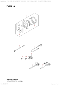 601A  -  Opt:multi  Function  Gauge  (1) (601A - : multi Function Gauge (1))