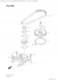 120A - Timing Belt (120A - ������ �����������)