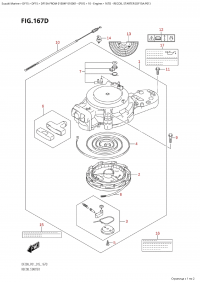 167D - Recoil Starter (Df15A:p01) (167D -   (Df15A: p01))
