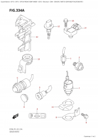 334A - Sensor / Switch ((Df9.9B,Df15A,Df20A):P01) (334A -    ( (Df9.9B, Df15A, Df20A) : P01))