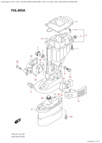 405A - Drive Shaft Housing (P01) (405A - ������ ���� �������� (P01))