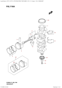 116A  -  Crankshaft (116A - )