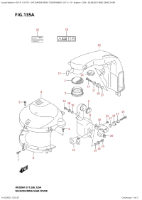 135A  -  Silencer  /  Ring  Gear  Cover (135A -  /   )