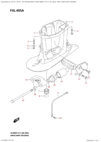 405A  -  Drive  Shaft  Housing (405A -   )