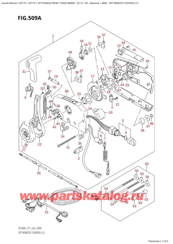  ,   , Suzuki Suzuki DF175A ZL / ZX FROM 17503Z-440001~  (E11 024)  2024 , :   (1)