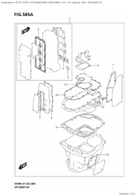 585A - Opt:gasket Set (585A - :  )