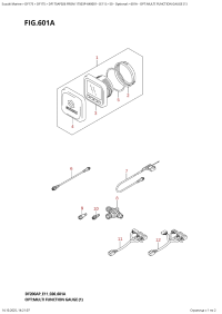 601A  -  Opt:multi  Function  Gauge  (1) (601A - : multi Function Gauge (1))