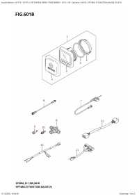 601B  -  Opt:multi  Function  Gauge  (1)  (E11) (601B - : multi Function Gauge (1) (E11))