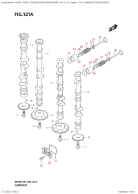 121A  -  Camshaft  (Df200T,Df200Z) (121A - ����������������� ��� (Df200T, Df200Z))