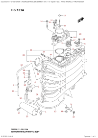 123A  -  Intake  Manifold  /  Throttle  Body (123A - �������� ��������� / �������� ����)
