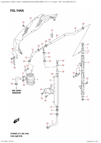 144A  -  Fuel  Injector  (E11) (144A - ��������� �������� (E11))