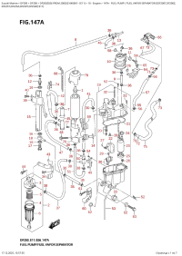 147A  -  Fuel  Pump  /  Fuel  Vapor  Separator  ((Df200T,Df200Z, (147A - ��������� ����� / ���������� ����� ������� ( (Df200T, Df200Z,)