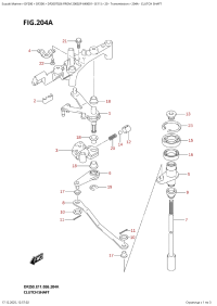 204A  -  Clutch  Shaft (204A - ��������� ���)