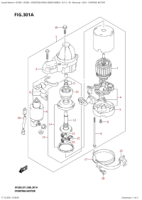 301A  -  Starting  Motor (301A - ��������� ���������������)