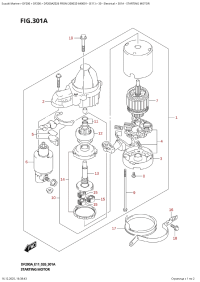 301A  -  Starting  Motor (301A - ��������� ���������������)