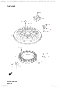 303B  -  Magneto  (Df200T,Df200Z,Df225T,Df225Z) (303B - ������� (Df200T, Df200Z, Df225T, Df225Z))