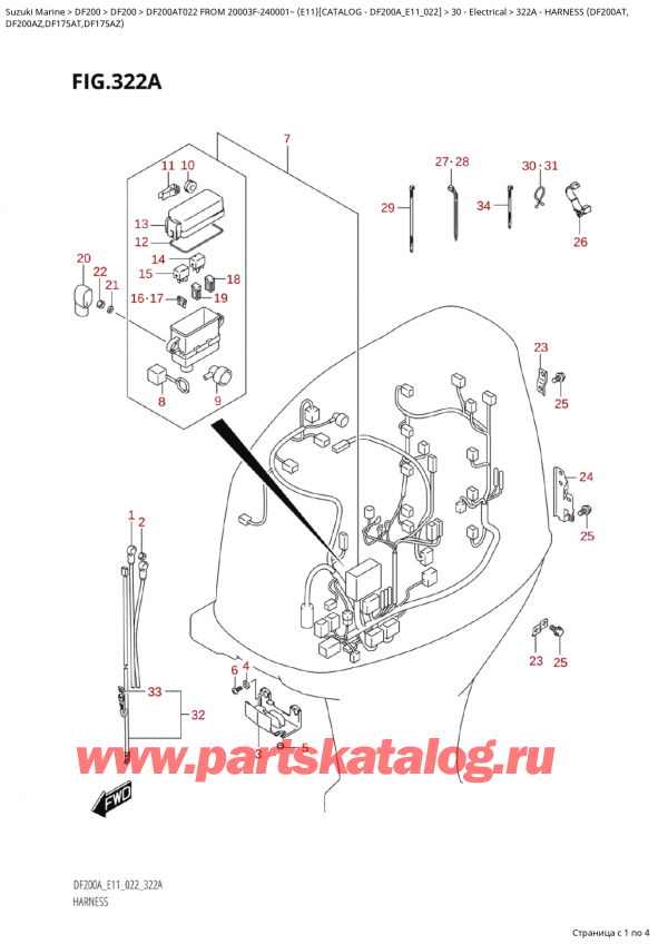  ,  , SUZUKI Suzuki DF200A TL / TX FROM 20003F-240001~  (E11) - 2022,   (Df200At,