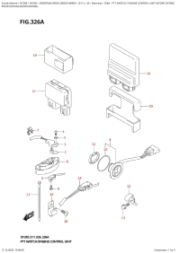 326A  -  Ptt  Switch  /  Engine  Control  Unit (Df200T,Df200Z, (326A - ������������� ������������ / ���� ���������� ���������� (Df200T, Df200Z,)