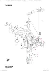 336B  -  Swivel  Bracket  (L-Transom) (336B - ���������� ��������� (L-Transom))