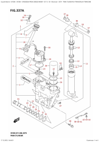 337A  -  Trim  Cylinder  (X-Transom,Xx-Transom) (337A - ������� ����� (X-Transom, Xx-Transom))