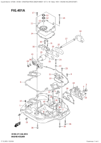 401A  -  Engine  Holder  (Df200T) (401A - ��������� ��������� (Df200T))