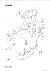 405A  -  Drive  Shaft  Housing  (Df200T:e01:(X-Transom,Xx-Transom)) (405A -    (Df200T: e01: (X-Transom, Xx-Transom) ))