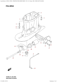 405A  -  Drive  Shaft  Housing (405A - ������ ���� ��������)