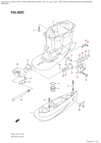 405C  -  Drive  Shaft  Housing  (Df200Z:e01:(X-Transom,Xx- (405C -    (Df200Z: e01: (X-Transom, Xx-)