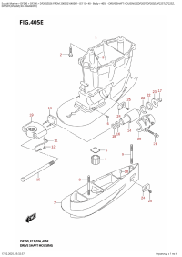 405E  -  Drive  Shaft  Housing  ((Df200T,Df200Z,Df225T,Df225Z, (405E - ������ ���� �������� ( (Df200T, Df200Z, Df225T, Df225Z,)