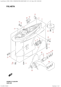 407A  -  Gear  Case (407A - ������ ������� �������)
