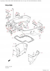 410N - Side Cover (Df200T:e01:L-Transom) (410N -   (Df200T: e01: L-Transom))