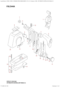 544A  -  Opt:remote  Control  Assy  Single  (1) (544A - ������������� ���������� � �����, ��������� (1))