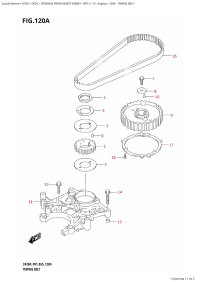 120A - Timing Belt (120A - ������ �����������)
