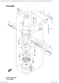 338A  -  Tilt  Cylinder  (Df15At,Df20At,Df20Ath) (338A - ������� ������� (Df15At, Df20At, Df20Ath))