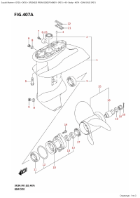407A - Gear Case (P01) (407A - ������ ������� ������� (P01))