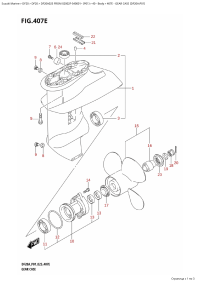 407E - Gear Case (Df20A:p01) (407E - ������ ������� ������� (Df20A: p01))