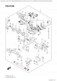 513A  -  Opt:remote Control Parts (Df9.9B,Df15A,Df20A) (513A - :     (Df9.9B, Df15A, Df20A))