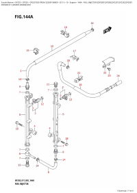 144A  -  Fuel  Injector  ((Df200T,Df200Z,Df225T,Df225Z,Df250T, (144A -   ( (Df200T, Df200Z, Df225T, Df225Z, Df250T,)