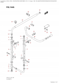 144A - Fuel Injector (Df200T,Df200Z,Df225T,Df225Z,Df250T, (144A - Топливный инжектор (Df200T, Df200Z, Df225T, Df225Z, Df250T,)