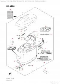 420G - Engine Cover (Df225Z:e01) (420G -   () (Df225Z: e01))