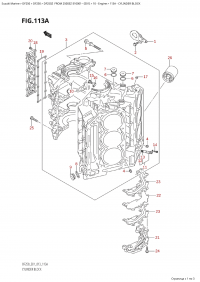 113A - Cylinder Block (113A -  )