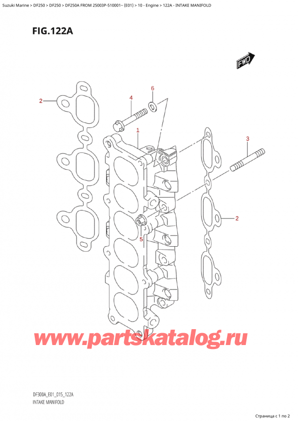 ,   , SUZUKI Suzuki DF250AP X / XX FROM 25003P-510001~  (E01 015),  