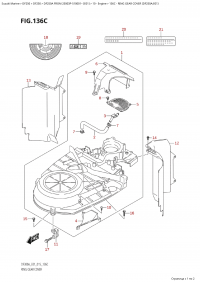136C - Ring Gear Cover (Df250A:e01) (136C -    (Df250A: e01))