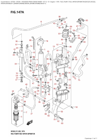 147A  -  Fuel  Pump  /  Fuel  Vapor  Separator  ((Df225T,Df225Z, (147A -   /    ( (Df225T, Df225Z,)