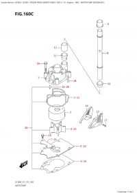 160C - Water Pump (Df250A:e01) (160C -   (Df250A: e01))