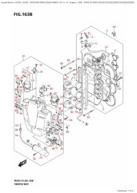 163B - Throttle  Body (Df225T,Df225Z,Df250T,Df250Z,Df250St) (163B -   (Df225T, Df225Z, Df250T, Df250Z, Df250St))